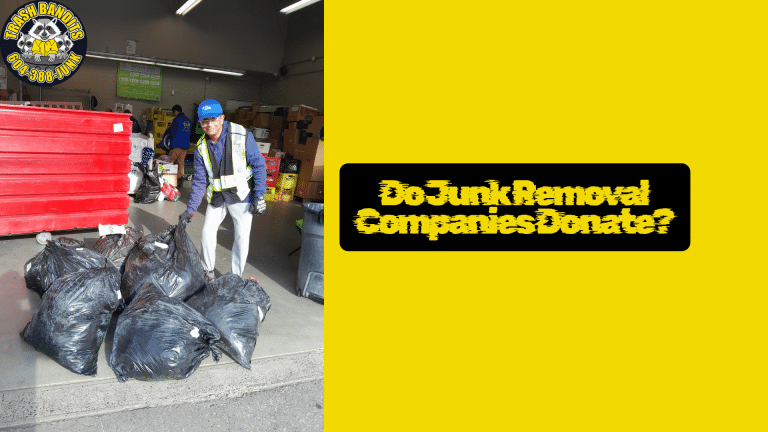 Do Junk Removal Companies Donate?
