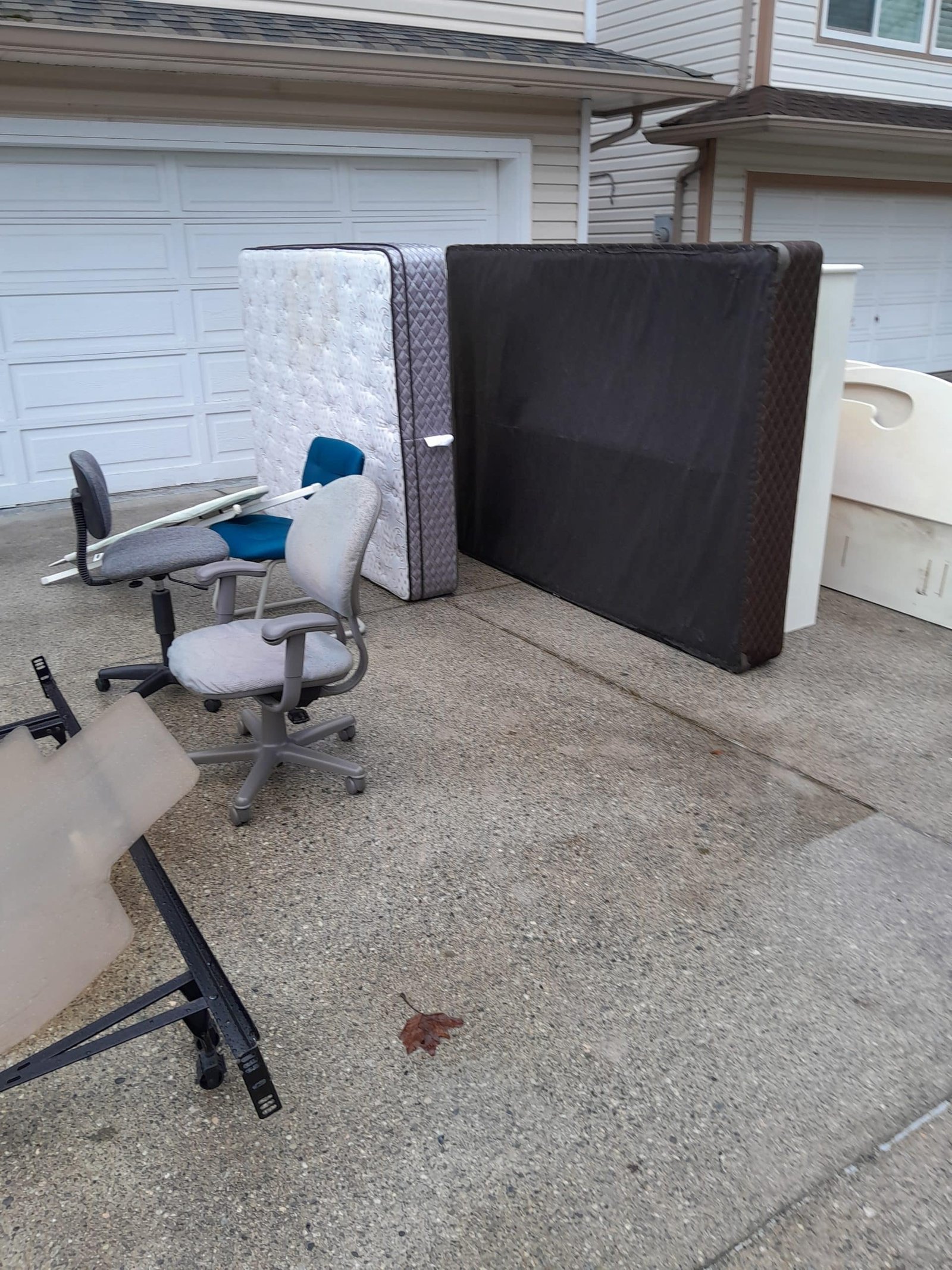 before Mattress removal in Richmond