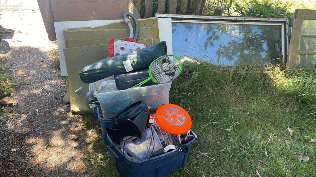 Assorted Household Junk and Clutter Pile for Removal in Vancouver