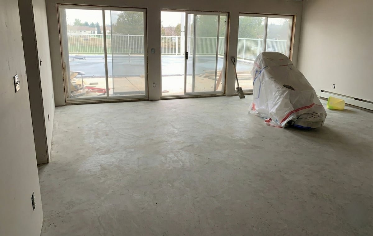 after drywall removal