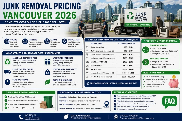 Junk Removal Pricing Vancouver From trashbandits.org