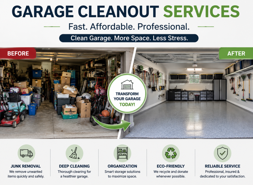 Garage Cleanout Services: The Complete Guide to Fast, Affordable & Professional Garage Cleanup