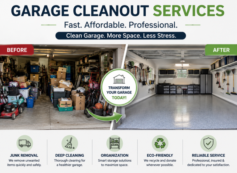 Garage Cleanout Services: The Complete Guide to Fast, Affordable & Professional Garage Cleanup