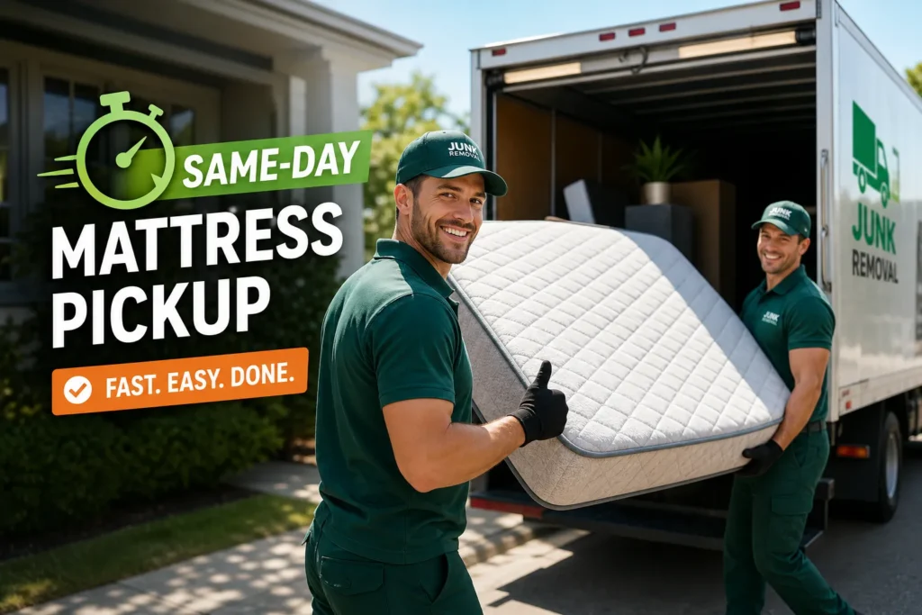 Same-Day Mattress Pickup from trashbandits.org