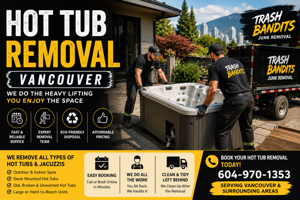 Hot Tub Removal Vancouver & East Vancouver