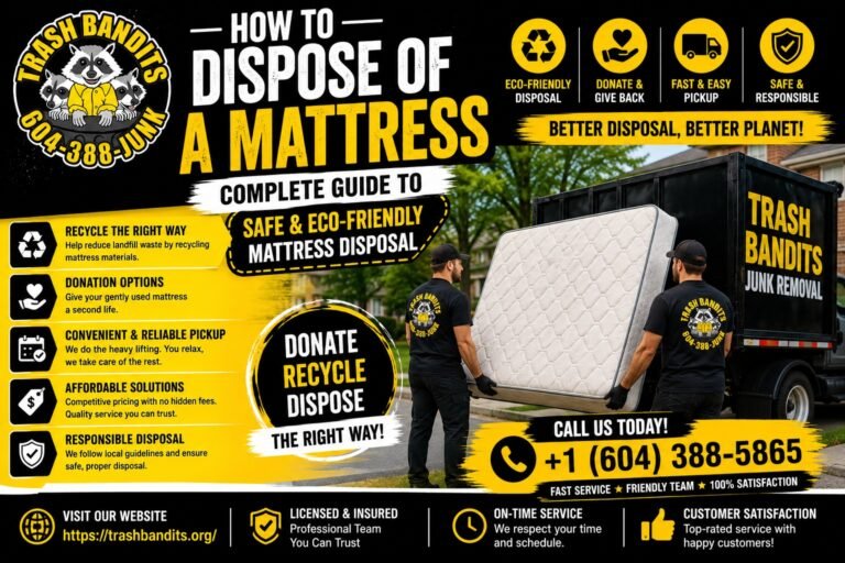 How to Dispose of a Mattress: Complete Guide to Safe & Eco-Friendly Mattress Disposal