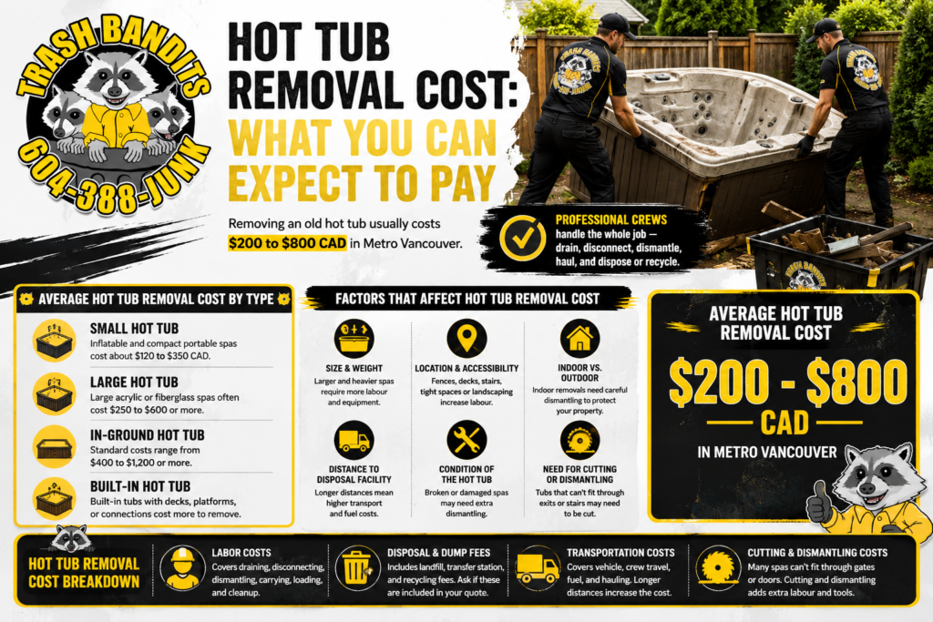 Hot Tub Removal Cost: What You Can Expect to Pay