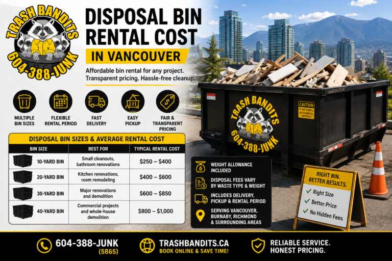 Disposal Bin Rental Cost in Vancouver
