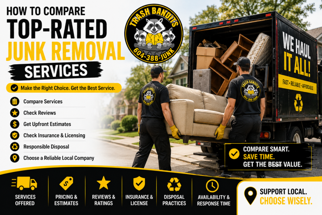 How to Compare Top-Rated Junk Removal Services