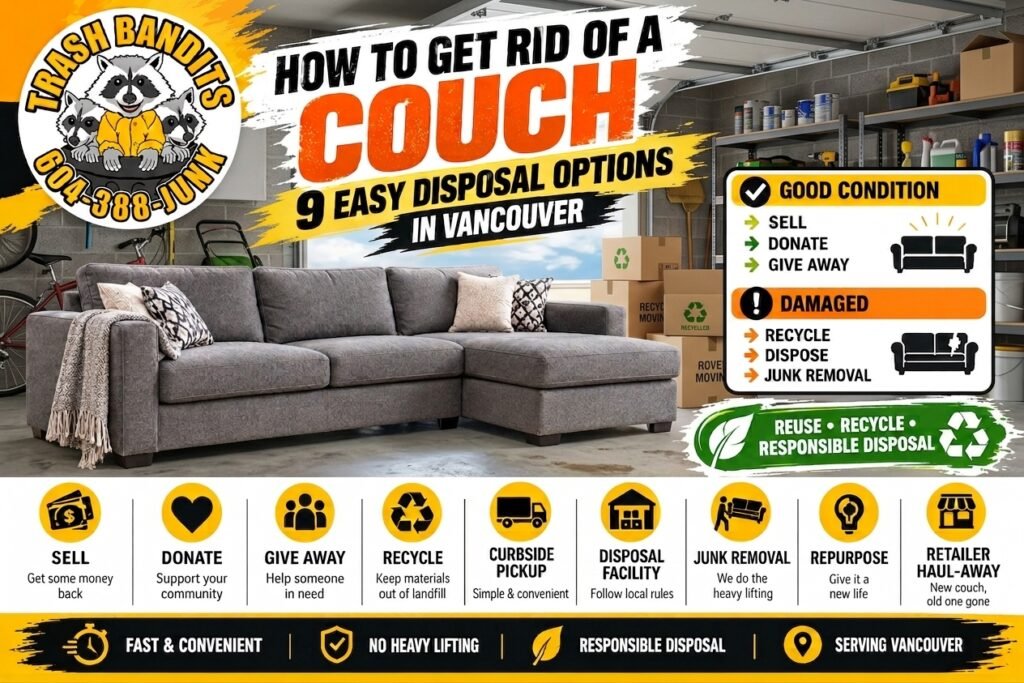 How to Get Rid of a Couch: 9 Easy Disposal Options