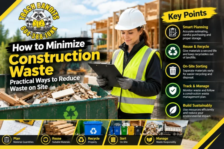 How to Minimize Construction Waste: Practical Ways to Reduce Waste on Site