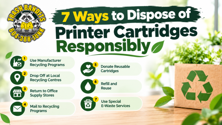 7 Ways to Dispose of Printer Cartridges Responsibly