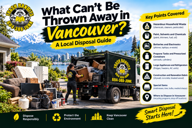 What Can’t Be Thrown Away in Vancouver? A Local Disposal Guide